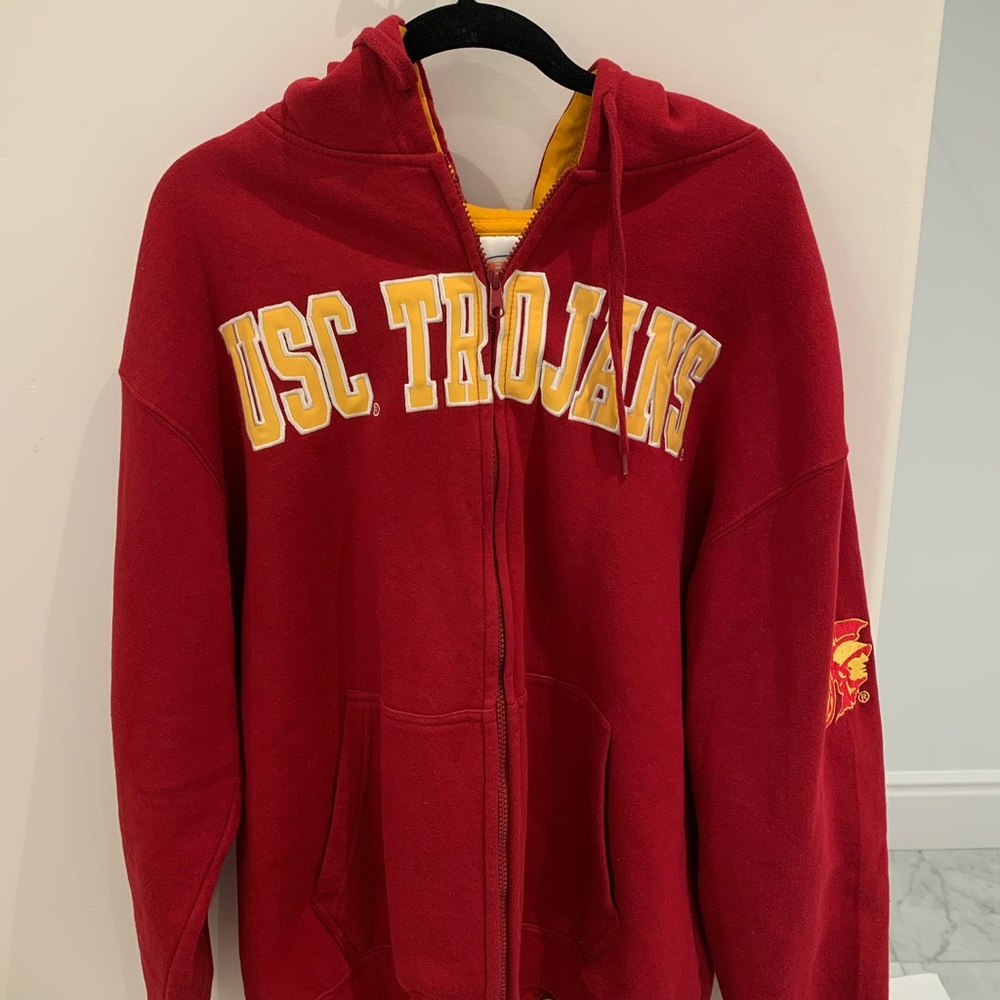 VINTAGE USC Trojans zipper hoodie